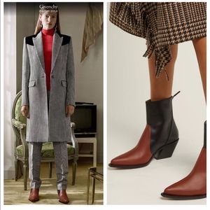 Givenchy Paris 2 Tone Western Boots